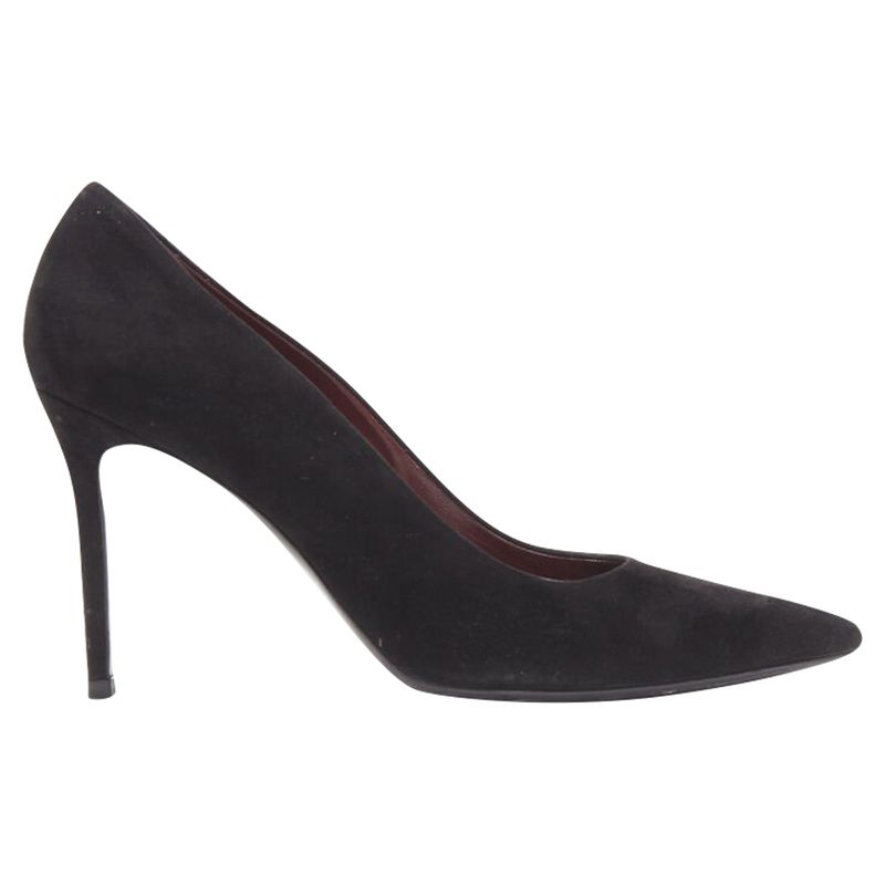 Celine Suede Leather Stiletto Pumps